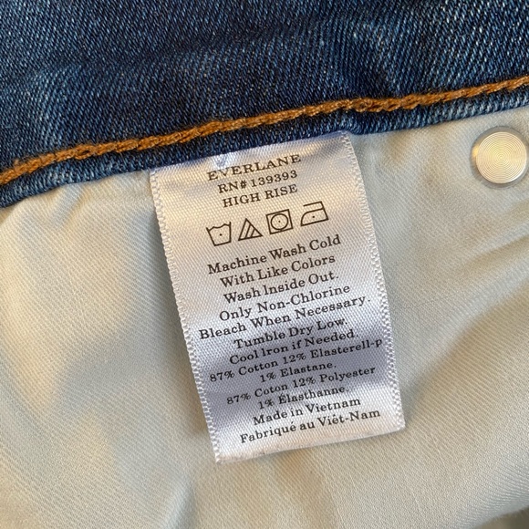 EVERLANE High-Rise Ankle Jeans - Picture 4 of 5